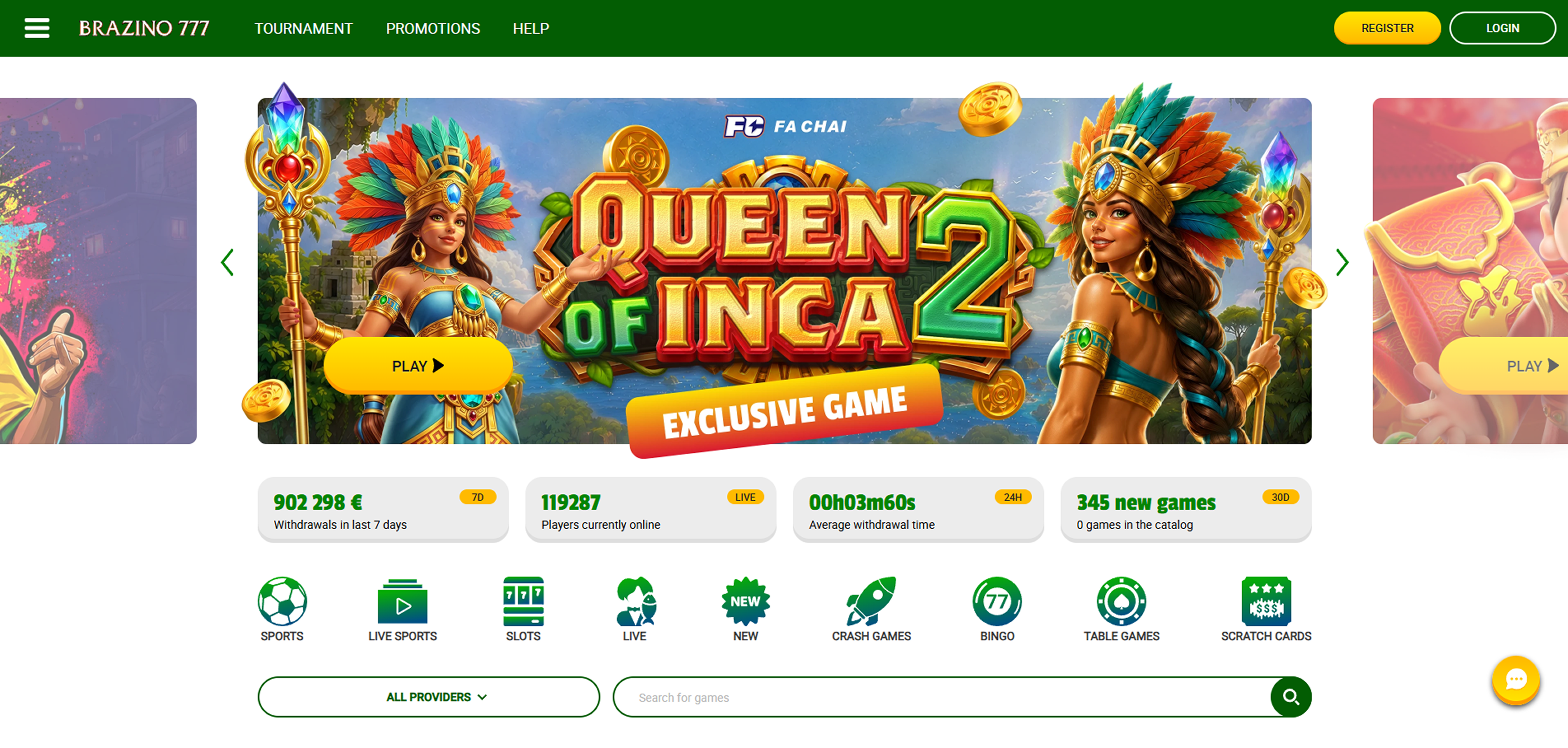 Brazino777 main page