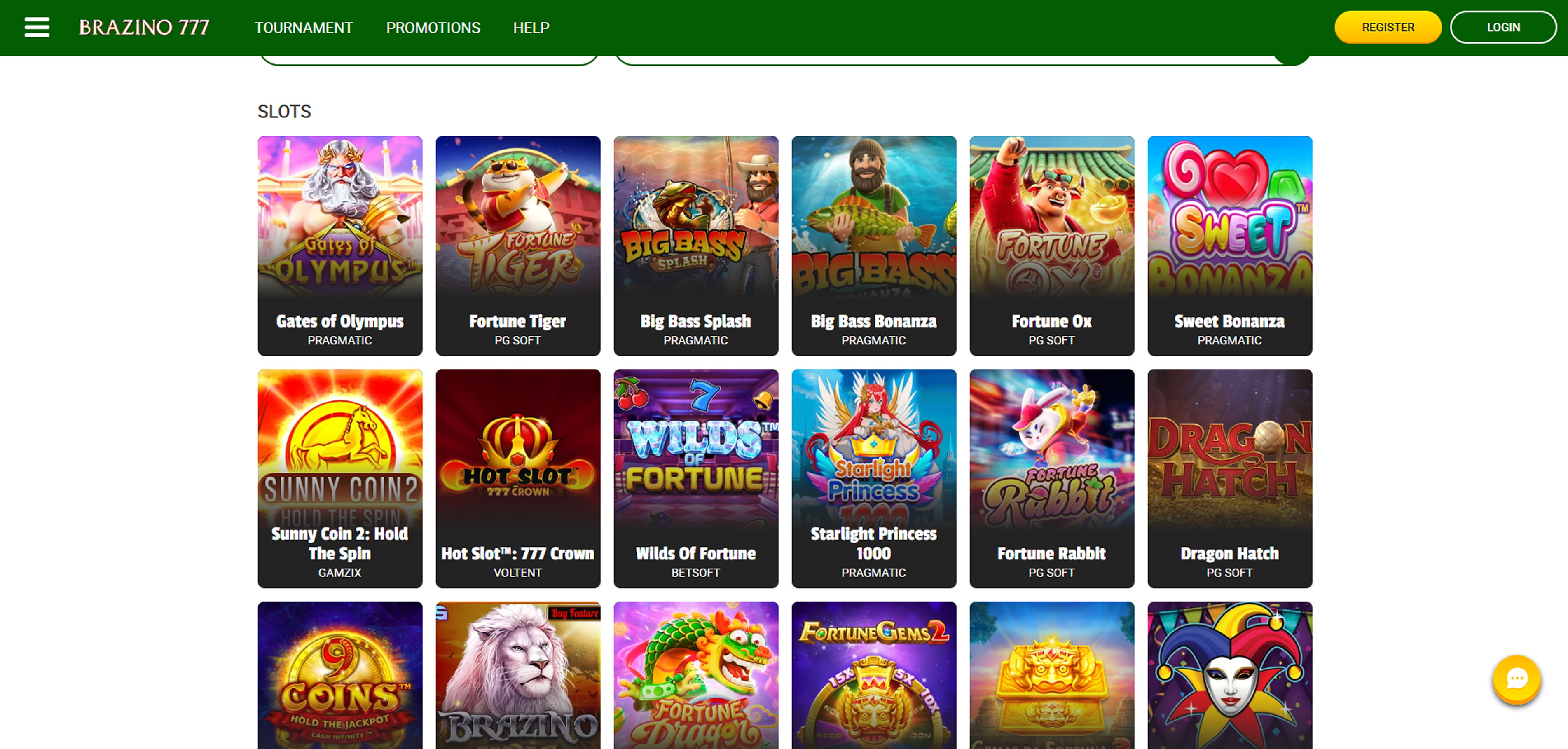 Brazino777 slots