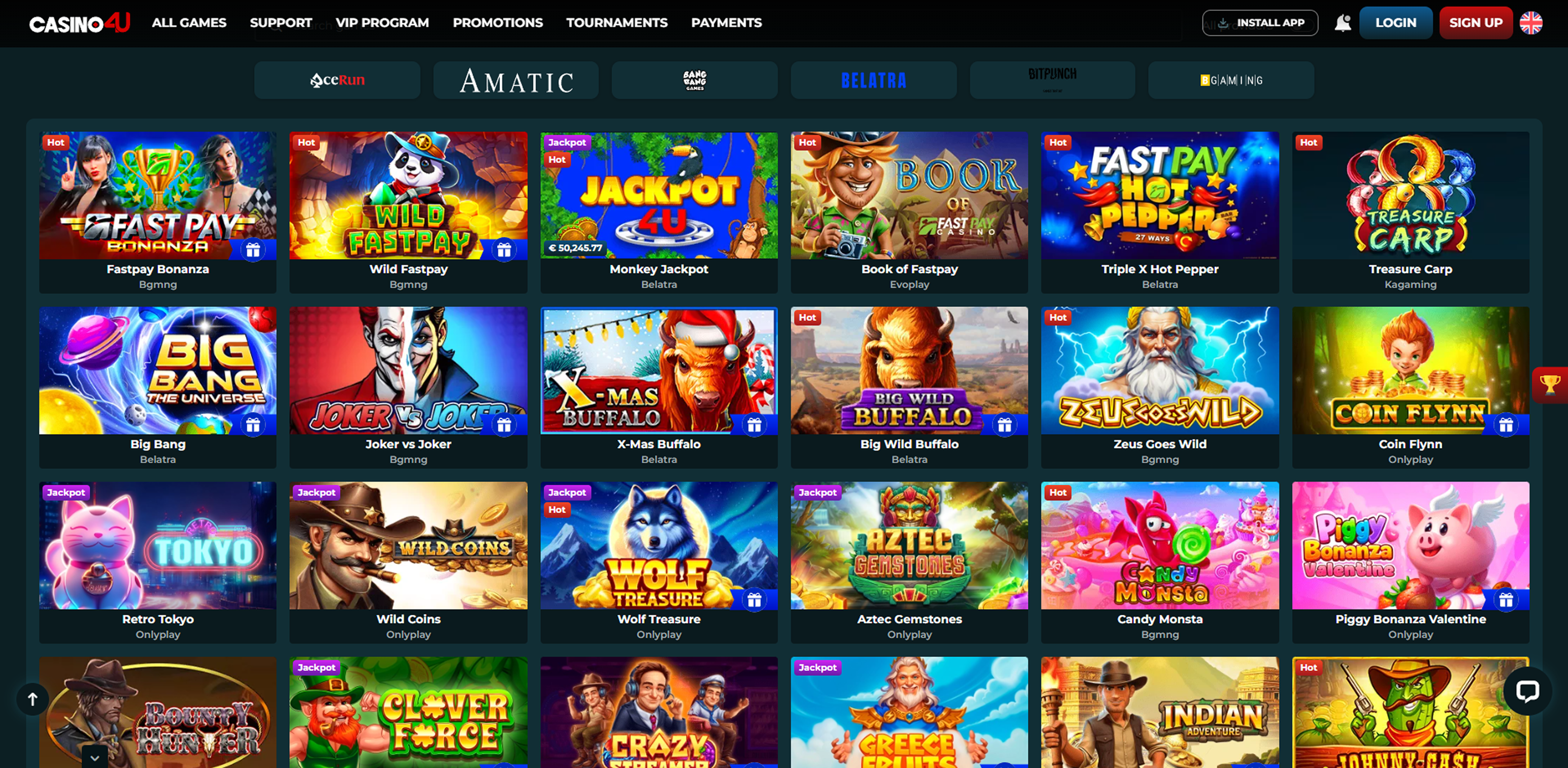 Casino4u slots