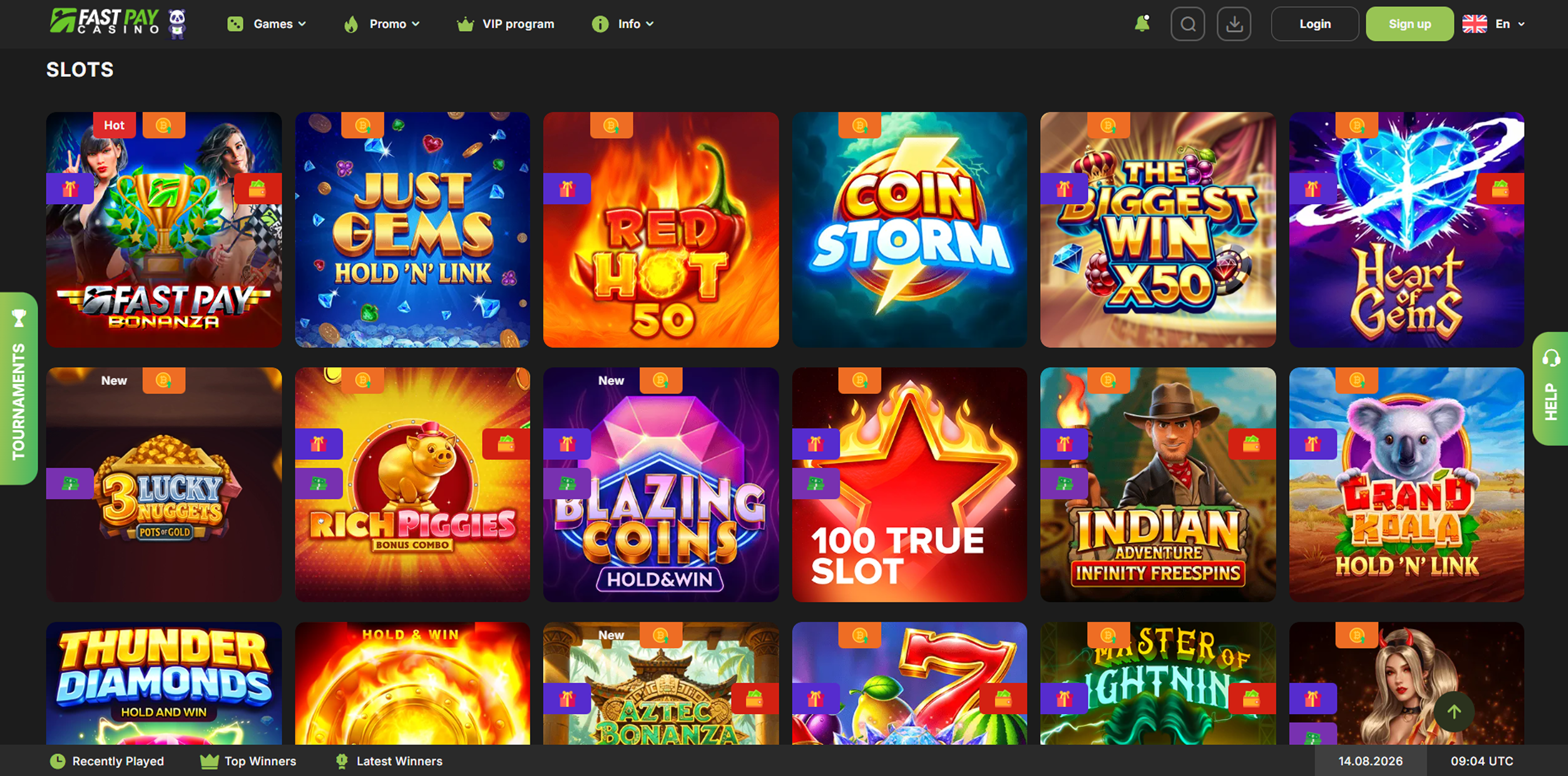 FastPay casino slots