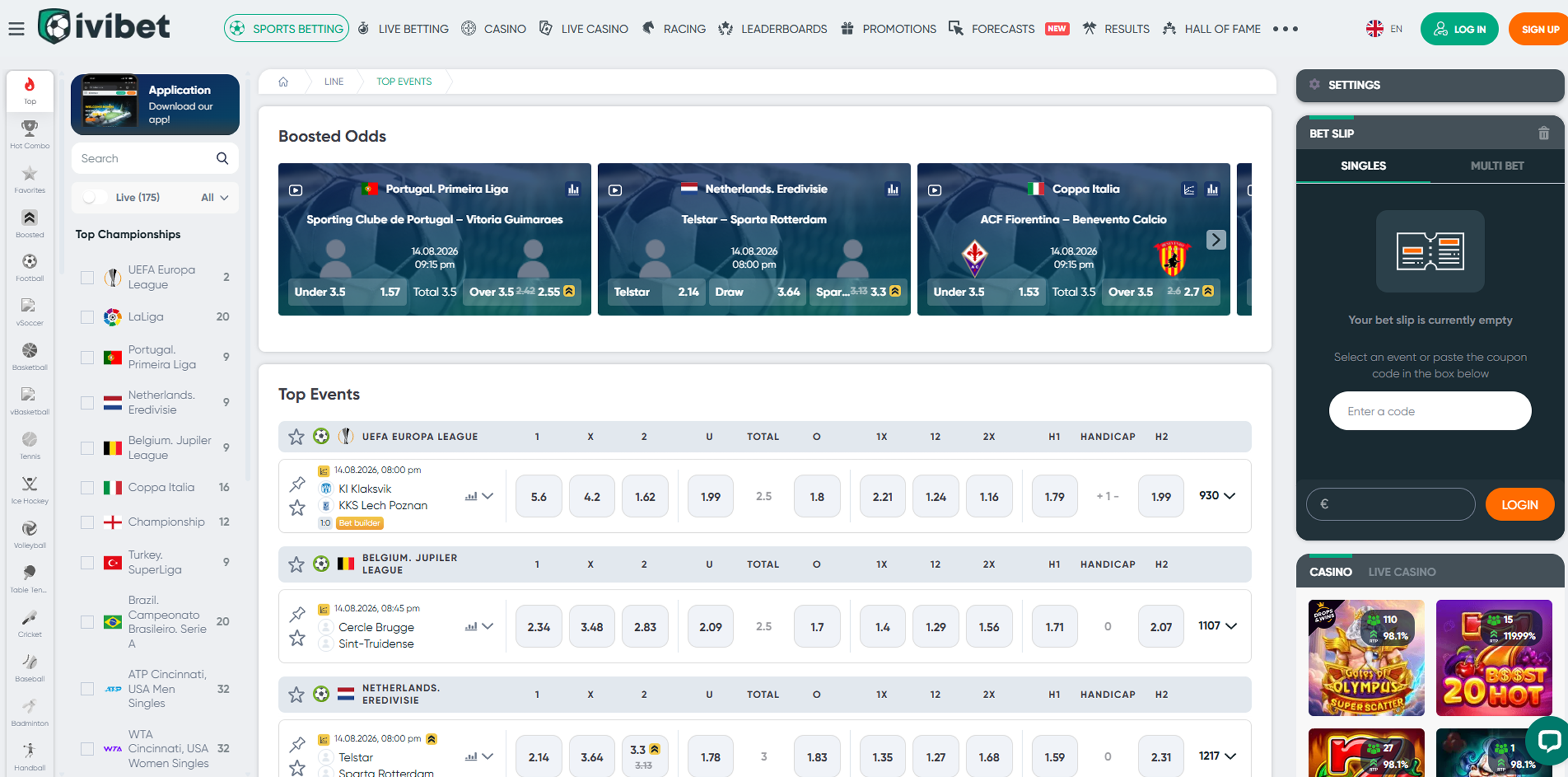 Ivibet sports betting