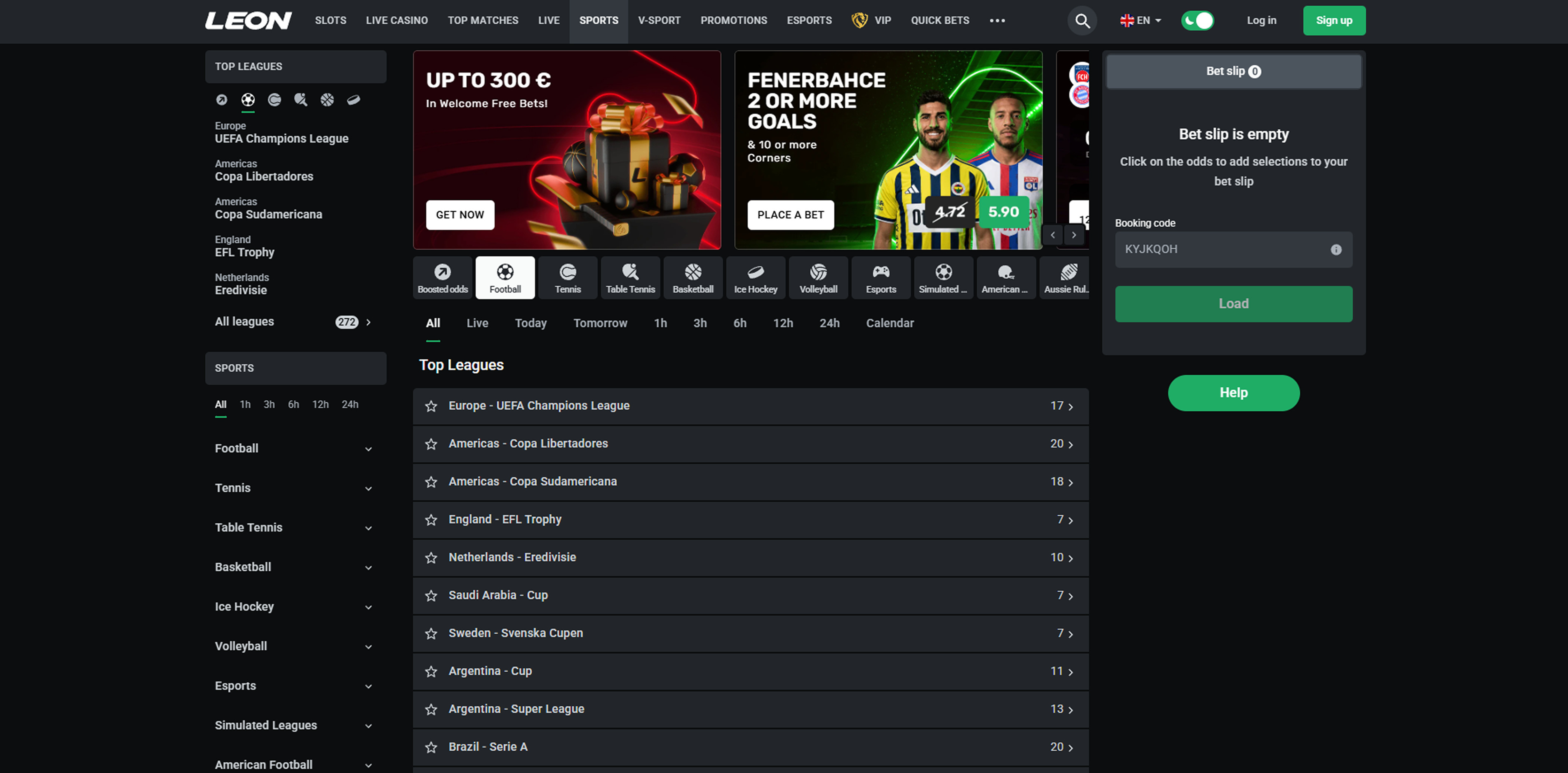 Leon casino sports betting