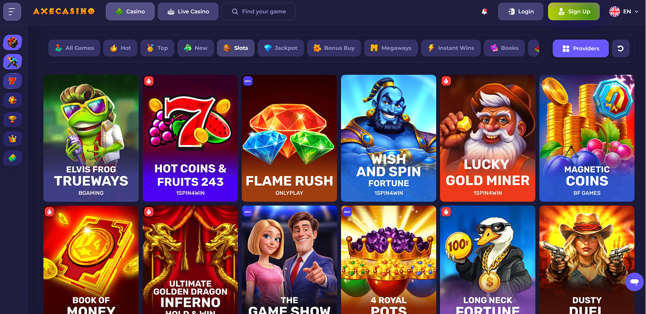 AxeCasino slots
