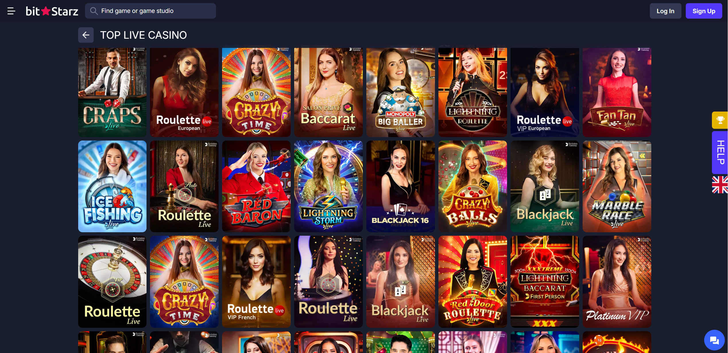 Bitstarz live games