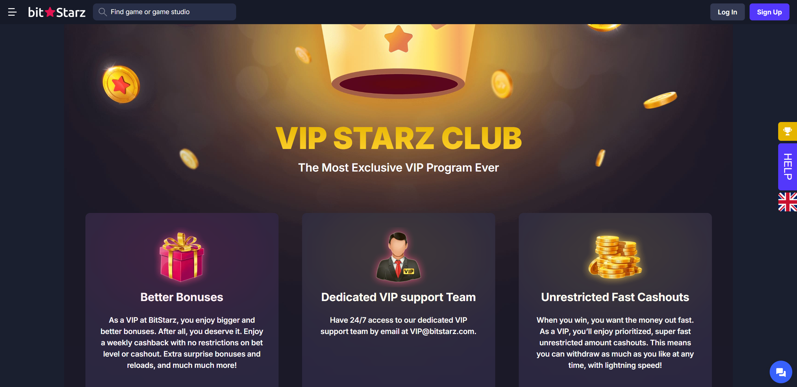 Bitstarz VIP program
