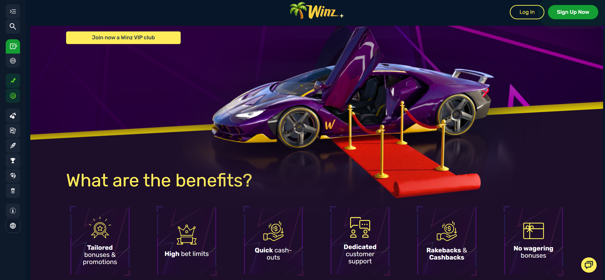 Winz.io VIP club