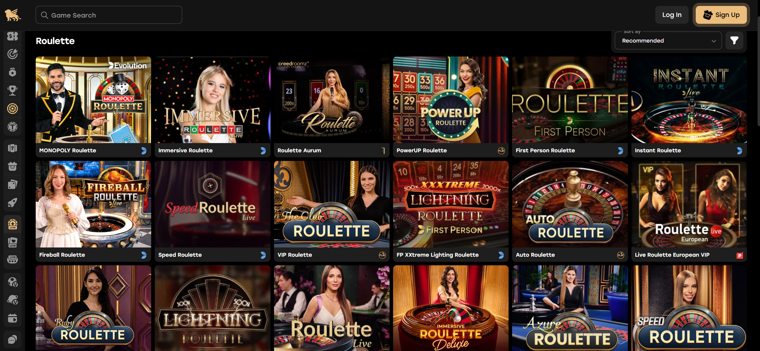 Fairspin live games