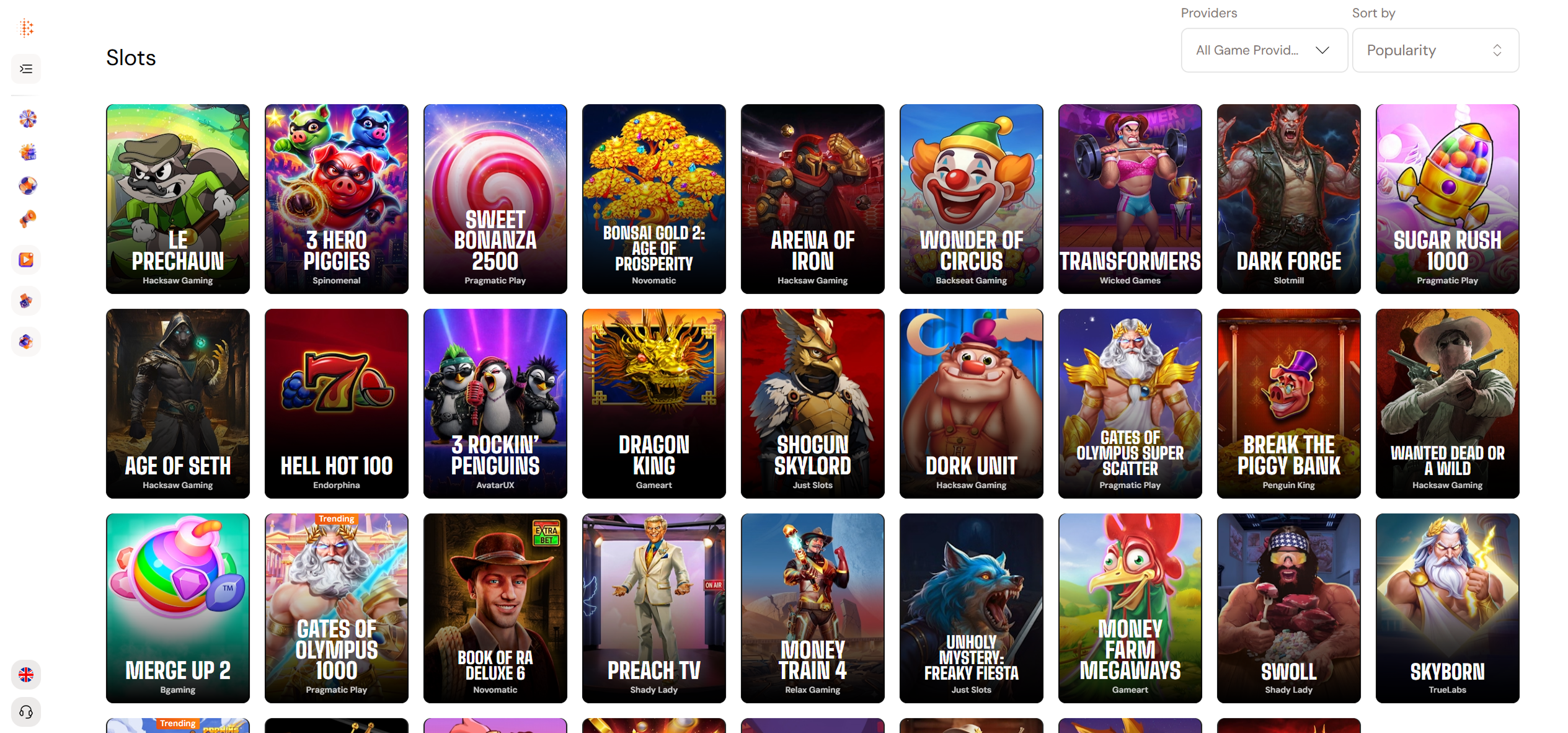 Bitcasino slots
