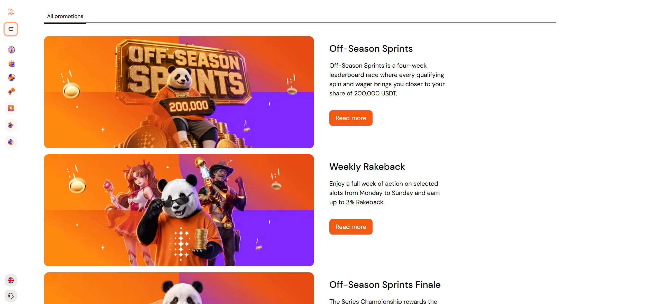 Bitcasino bonuses