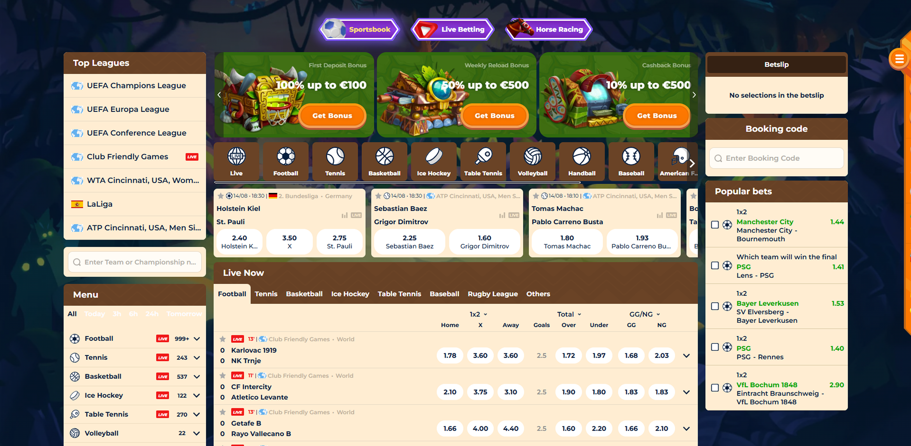 Wazamba sports betting