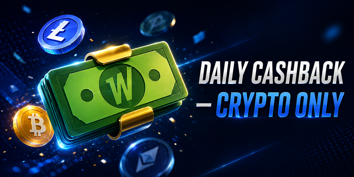 Winz.io Crypto Welcome Cashback